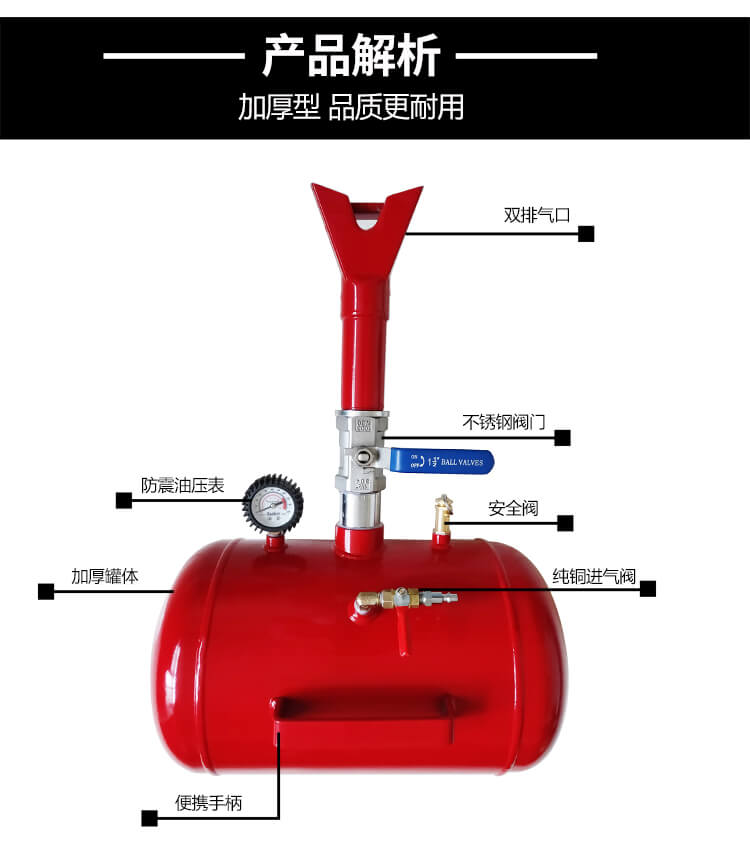 5加侖真空胎爆充器